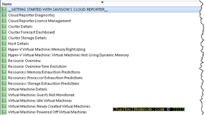 Getting Started With Savision’s Cloud Reporter #SysCtr #Savision #SCOM #SCVMM #HyperV 4