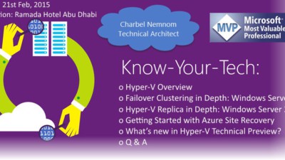 Announcing The 3rd Know-Your-Tech Session Focused on Hyper-V #HyperV #Microsoft 2