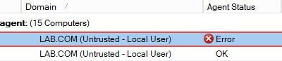 DPM Protection Agent Failed Because The Service Did Not Respond! Internal error code: 0x8099090E
