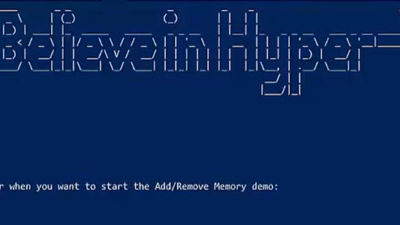 Hot Add/Remove Memory and Virtual Network Adapters