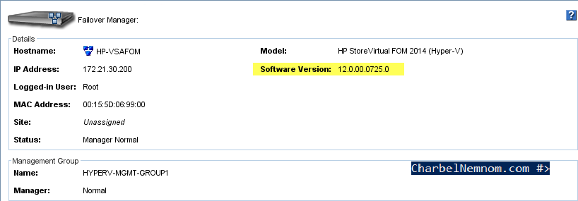 Upgrade HPE StoreVirtual VSA From V11.0 To V12.0 on HyperV 2012 R2 Cluster #SCVMM #VMM 7 HPVSAV12-Upgrade20c