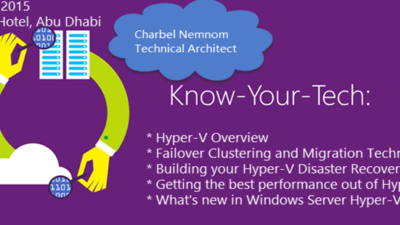 Announcing The 6th Know-Your-Tech Session Focused on HyperV #Azure #Microsoft #WS2016 2