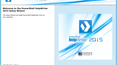 Introduction To PowerShell Help Writer 2015 SAPIEN