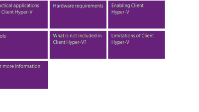 Using Windows 10 Client HyperV – Whitepaper 4
