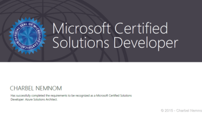 End of The Year 2015 With Last Microsoft Exam: MCSD - Azure Solutions Architect #Azure #Microsoft #CloudArchitect 4