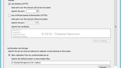 solate Hyper-V Replica Broker Traffic in Hyper-V Cluster