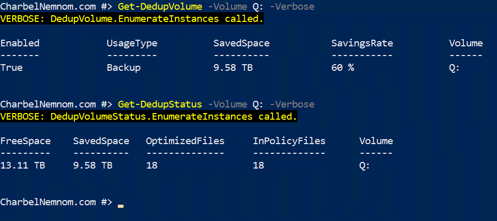 Reduce DPM Storage Consumption by enabling Deduplication on Modern Backup Storage? 2