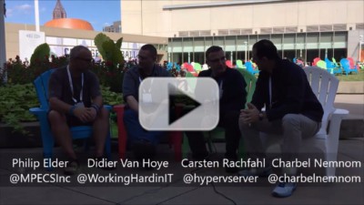 MVP Carsten Rachfahl Interviews me at MSIgnite 2016 about My Favorites Features In #WindowsServer2016 #HyperV #MVPbuzz 14