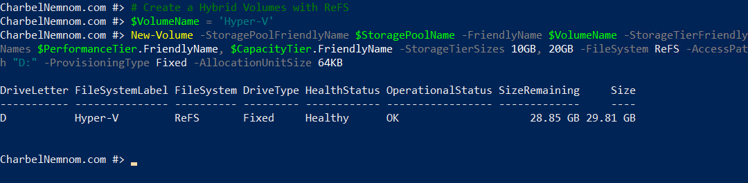 How to Create a Multi-Resilient Volume with ReFS on Standalone Server in Windows Server 2016? #HyperV #StorageSpaces 3 How to Create a Multi-Resilient Volume with ReFS on Standalone Server in Windows Server 2016? #HyperV #StorageSpaces 2