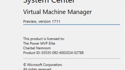What’s New in System Center Virtual Machine Manager 1711