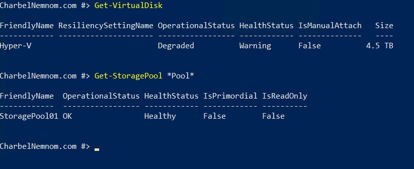 How to Replace a Faulty Disk in Windows Server 2016 Storage Spaces? #StorageSpaces #WS2016 #HyperV 6