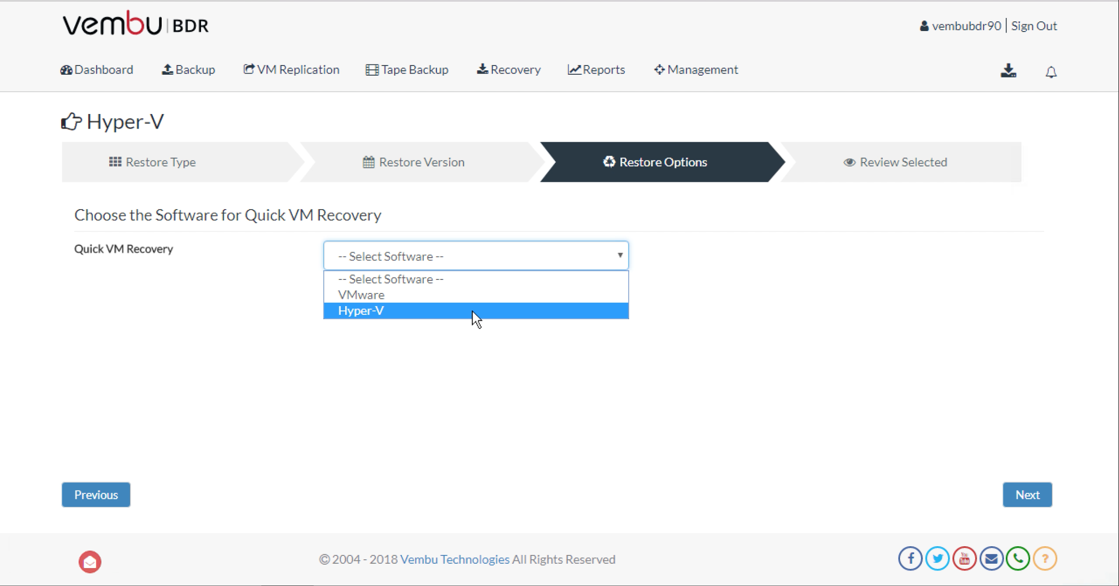 Vembu BDR Suite v3.9.0 is now GA #Vembu #BDR #HyperV @vembutech 3 Vembu BDR Suite v3.9.0 is now GA #Vembu #BDR #HyperV @vembutech 2