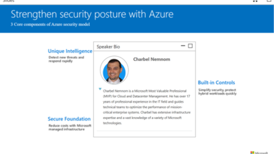 Azure Security Webinar – Raise The Bar For Security With Azure Security