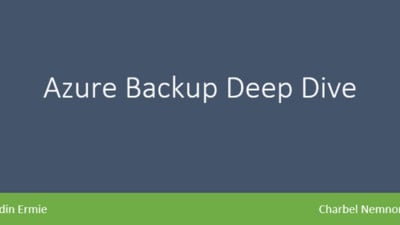 Free Whitepaper! Azure Backup Deep Dive #AzureBackup #Azure @AzureBackup 1