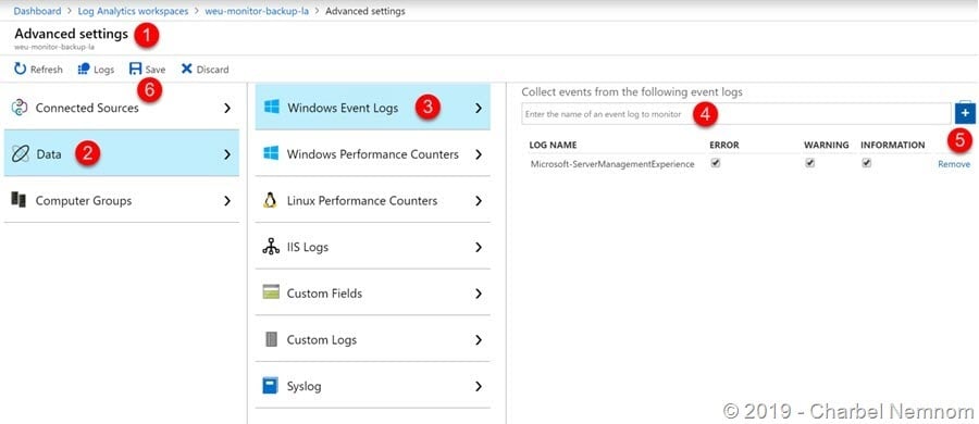 Collect Windows Admin Center Event Logs Into #Azure Log Analytics @ServerMgmt 6