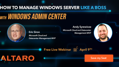 How to Manage Windows Server Like a Boss @servermgmt @AltaroSoftware 28