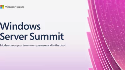 Announcing The Windows Server Summit