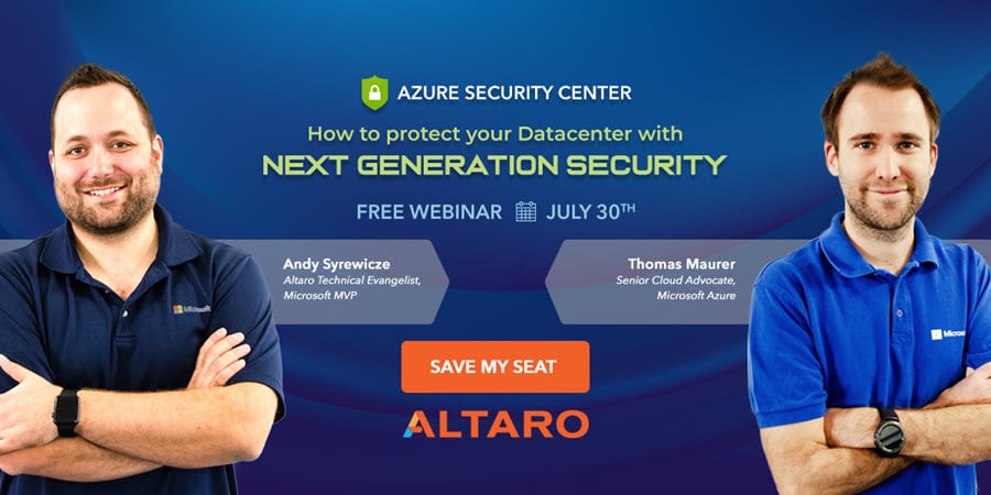 Azure Security Center: How to Protect Your Datacenter with Next Generation Security 2 Azure Security Center: How to Protect Your Datacenter with Next Generation Security 2