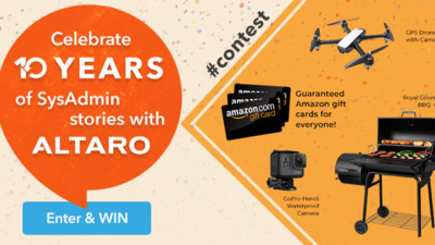 SysAdmins, here’s your chance to WIN BIG with @AltaroSoftware on #SysAdminDay 5
