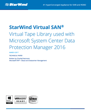 Virtual Tape Library With Microsoft System Center Data Protection Manager