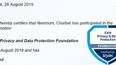 EXIN Privacy and Data Protection Based on The EU GDPR