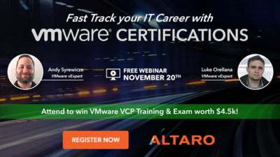 Fast Track your IT Career with #VMware Certifications 8