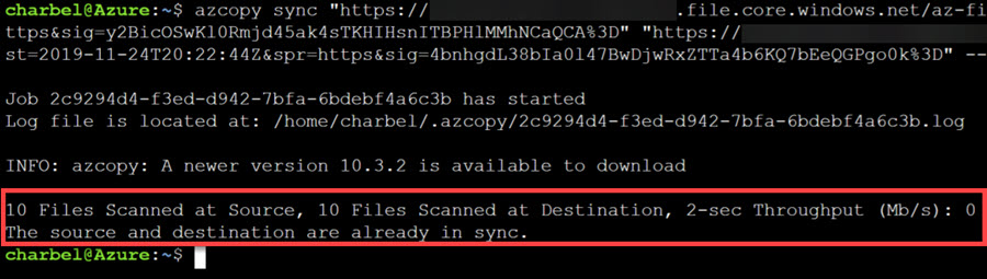 Sync Between Azure Blob Storage and Between Azure File Shares 5