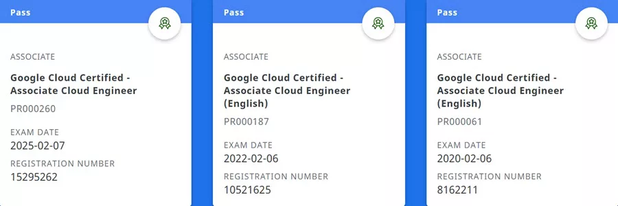 Associate Cloud Engineer: 10 Essential Tips To Pass The Exam 2 Google Cloud Certified - Associate Cloud Engineer (Exam History)