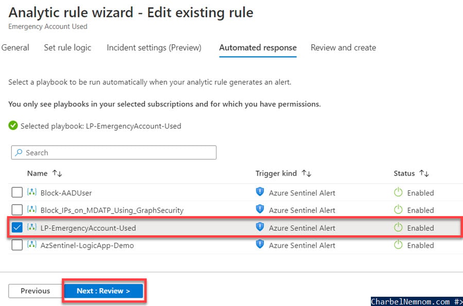 Monitor Microsoft Entra ID Emergency Accounts with Microsoft Sentinel 18 Monitor Microsoft Entra ID Emergency Accounts with Microsoft Sentinel 15