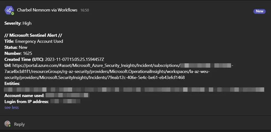 Monitor Microsoft Entra ID Emergency Accounts with Microsoft Sentinel 19 Monitor Microsoft Entra ID Emergency Accounts with Microsoft Sentinel 16