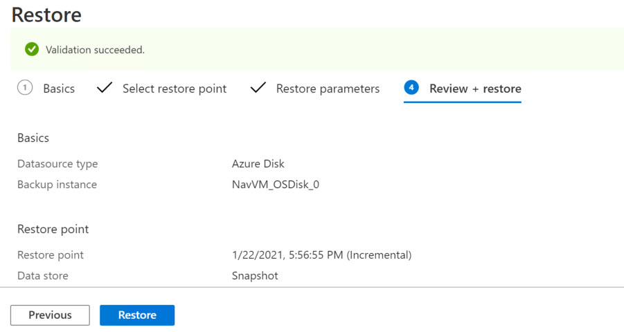 How to Back up and Restore Azure Managed Disks 24