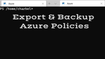 Export and Backup Azure Policy Definitions