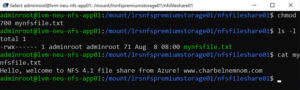 Getting Started With NFS V4.1 For Azure Files - CHARBEL NEMNOM - MVP ...