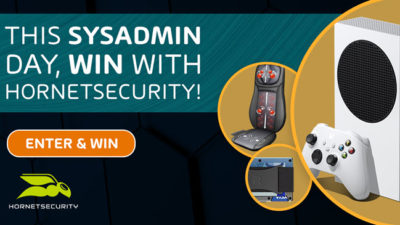 This SysAdmin Day, Win with Hornetsecurity