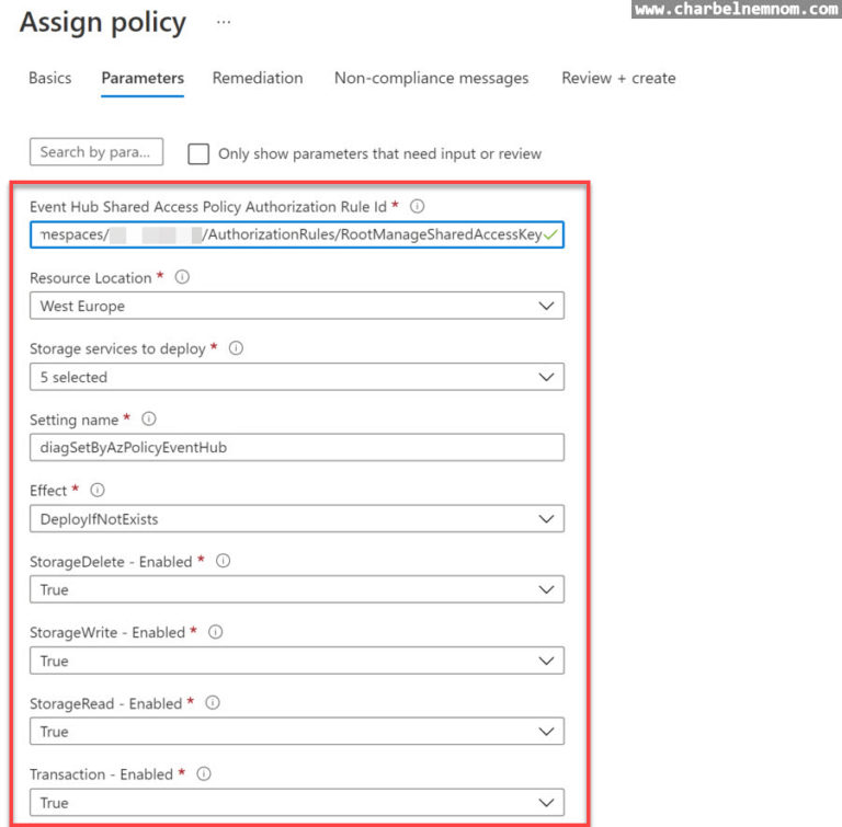 Enable Diagnostic Settings For Storage Accounts To Event Hub - CHARBEL ...