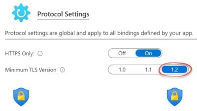 Enforce TLS 1.2 on Web Apps with Azure Policy