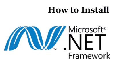 How To Install Microsoft .NET Framework