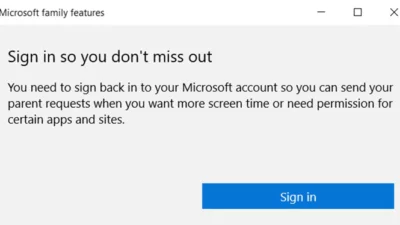 How To Remove Microsoft Family Features Pop Up