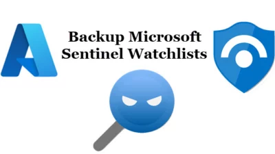 Backup and Restore Microsoft Sentinel Watchlists