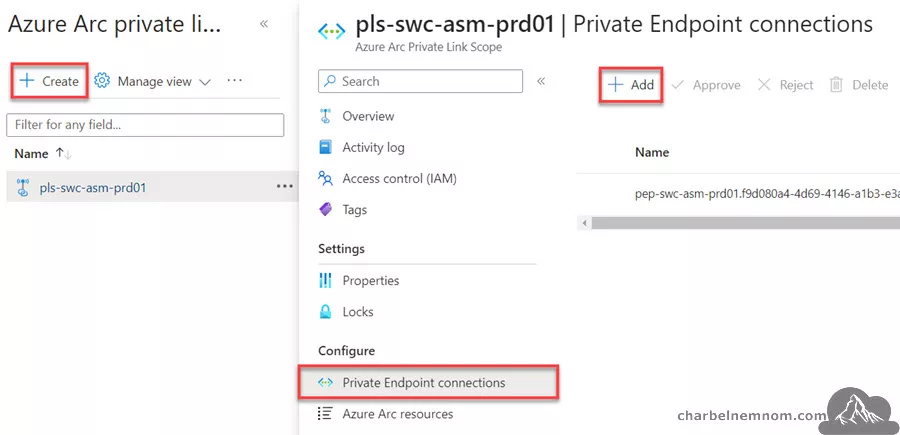 Create Azure Arc Private Link Scope