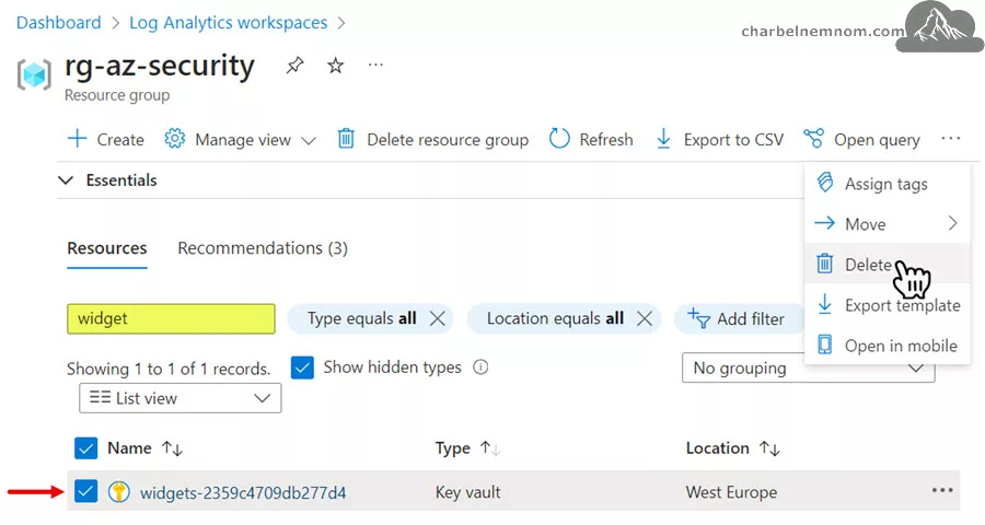 Supercharge Your Threat Analysis with Microsoft Sentinel Enrichment Widgets 14 Delete Microsoft Sentinel Enrichment Widgets