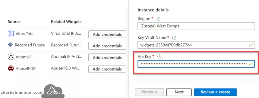 Supercharge Your Threat Analysis with Microsoft Sentinel Enrichment Widgets 8 Add Virus Total API Key