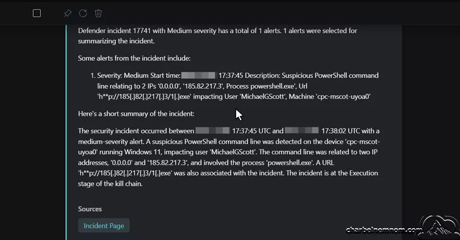 Stay Ahead of Threats: Investigate Defender XDR Incident with Copilot for Security 1
