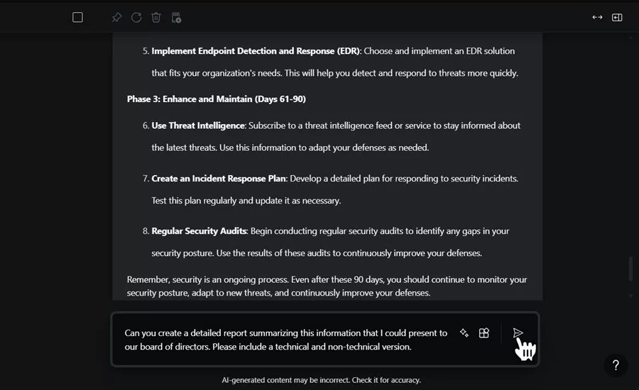 CISO's Guide: Using Copilot for Security Insights & Guidance 10 CISO's Guide: Using Copilot for Security Insights & Guidance 6