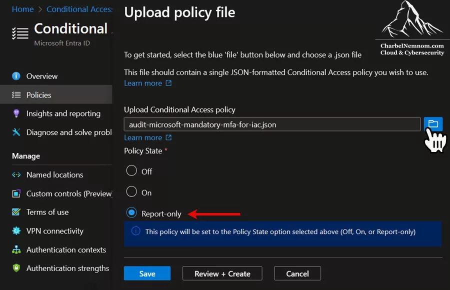 Audit IaC Tools with Conditional Access Policy