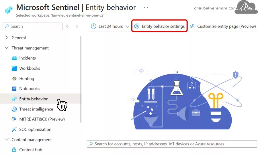 Deep Dive into Microsoft Sentinel UEBA (User and Entity Behavior Analytics) 21 Entity Behavior Settings