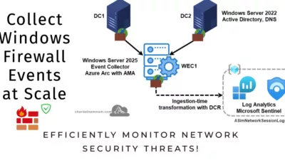 Effective Approach To Collect Windows Firewall Events to Microsoft Sentinel