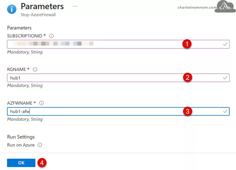 Stop-AzureFirewall Parameters