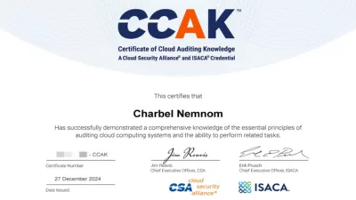 Passed CCAK Exam: Certificate of Cloud Auditing Knowledge Guide 11 Passed CCAK Exam: Certificate of Cloud Auditing Knowledge Guide