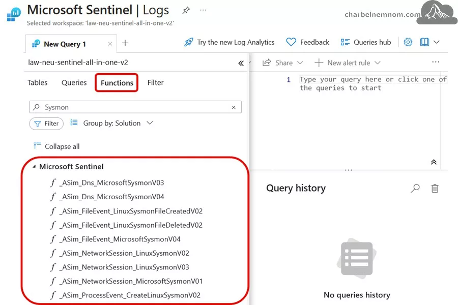ASIM parsers for Sysmon for Windows